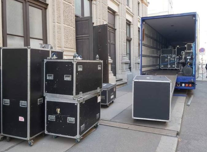 transport de matériel évènementiel